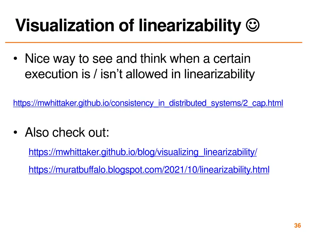 visualization of linearizability