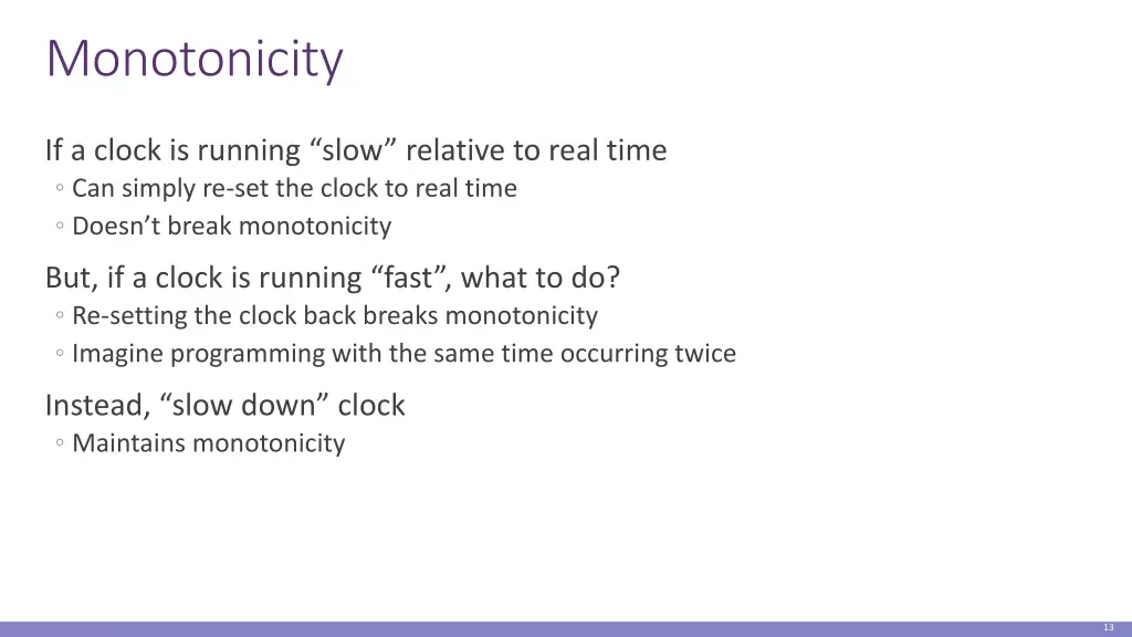 monotonicity