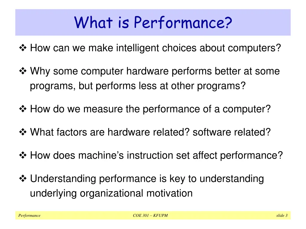 what is performance