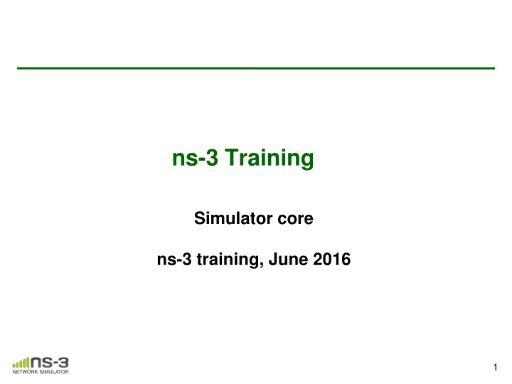 ns 3 training