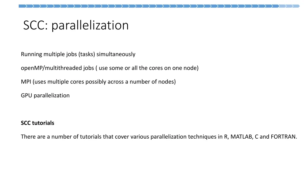 scc parallelization