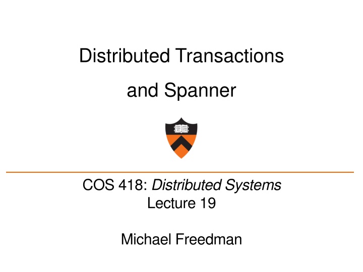 distributed transactions