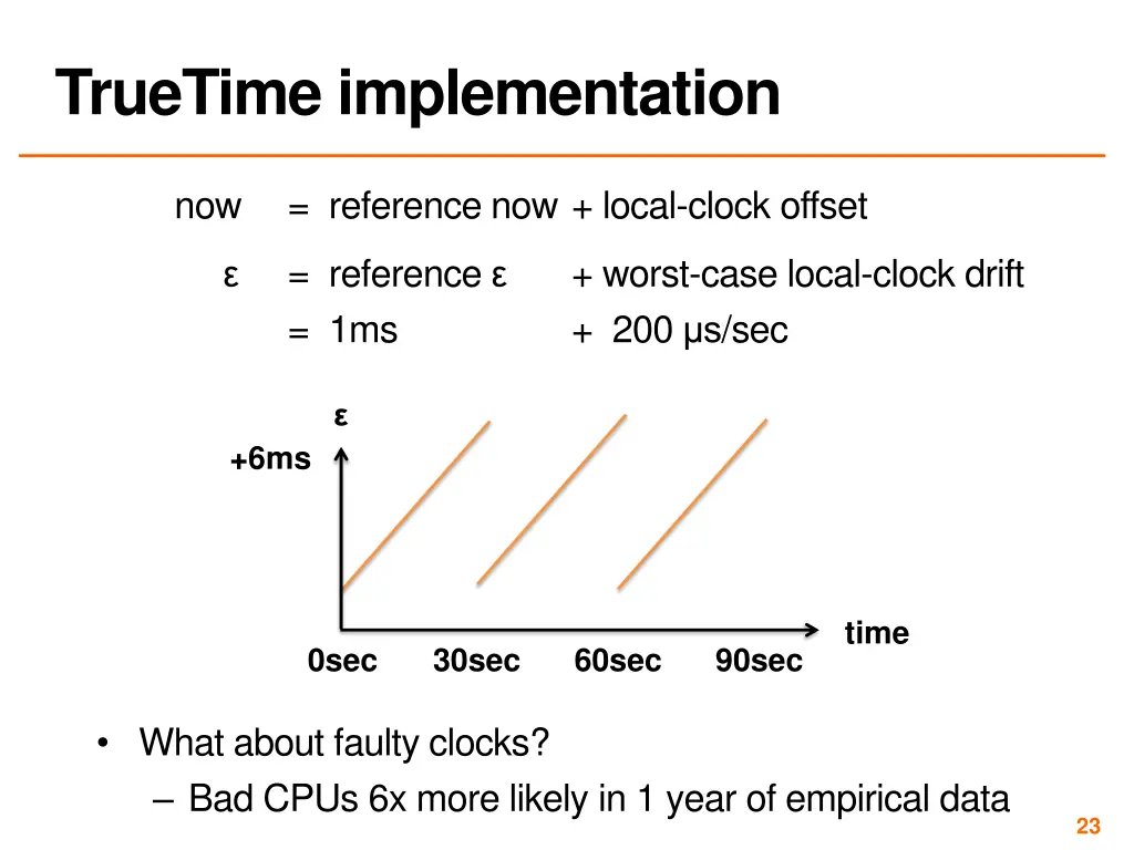 truetime implementation