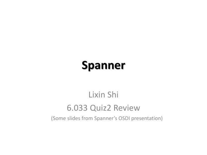 spanner