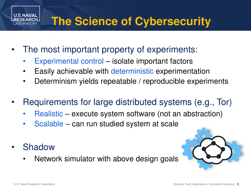 the science of cybersecurity