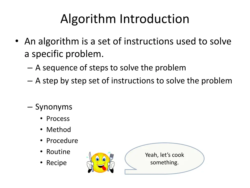 algorithm introduction