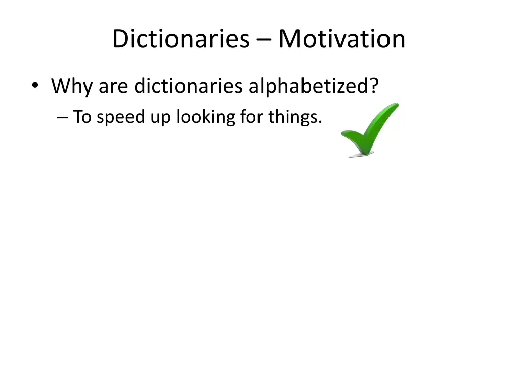 dictionaries motivation 1