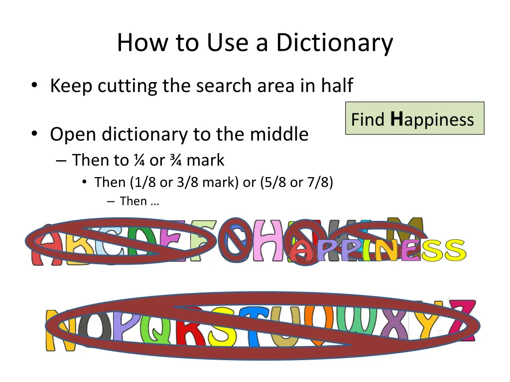 how to use a dictionary