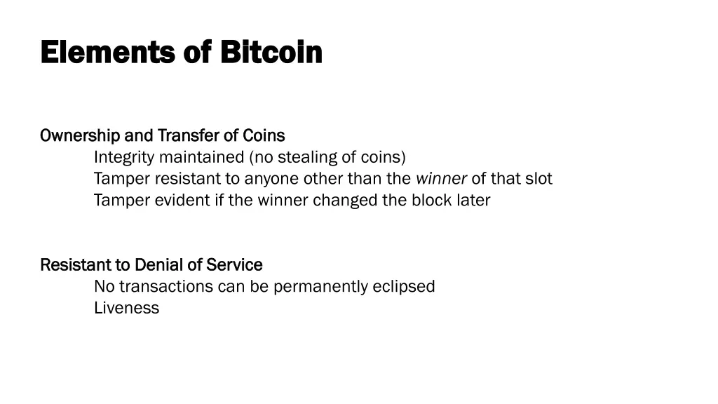 elements of bitcoin elements of bitcoin