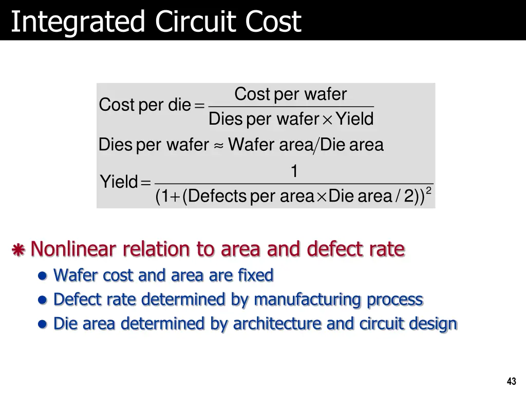 integrated circuit cost