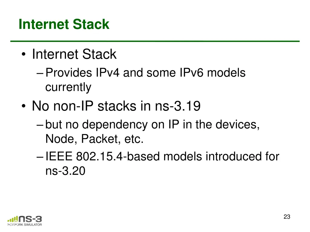 internet stack