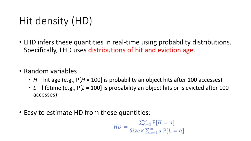 hit density hd 4