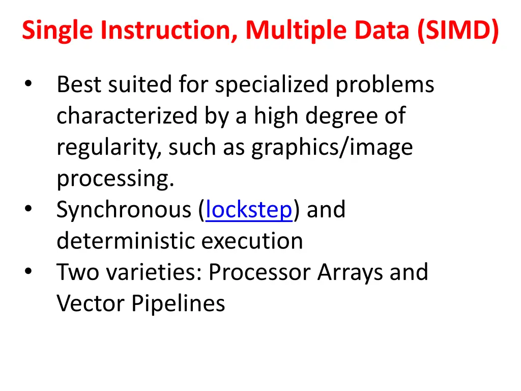 single instruction multiple data simd 2