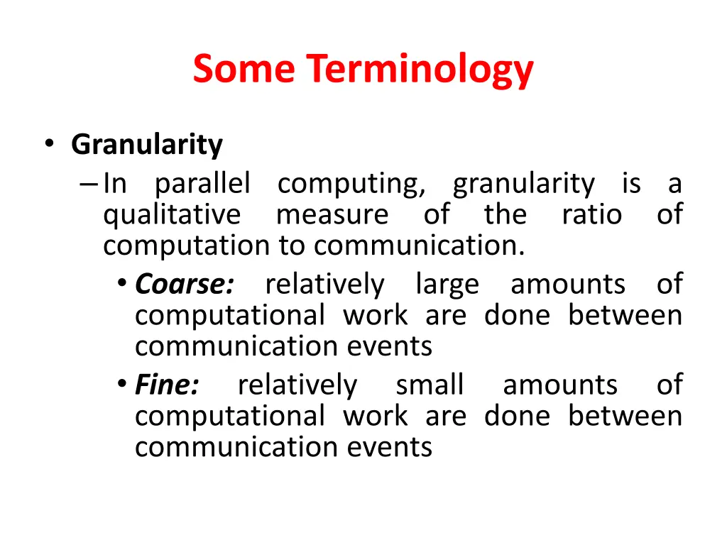 some terminology 3