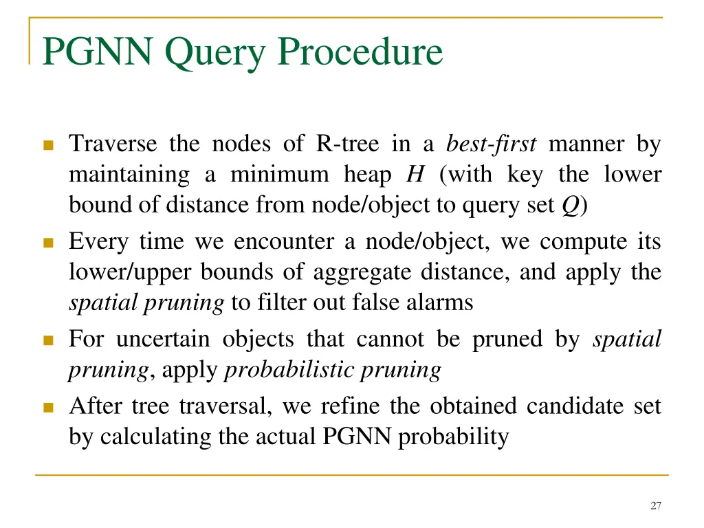 pgnn query procedure