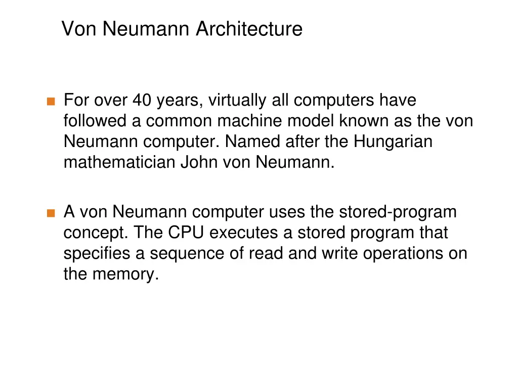 von neumann architecture