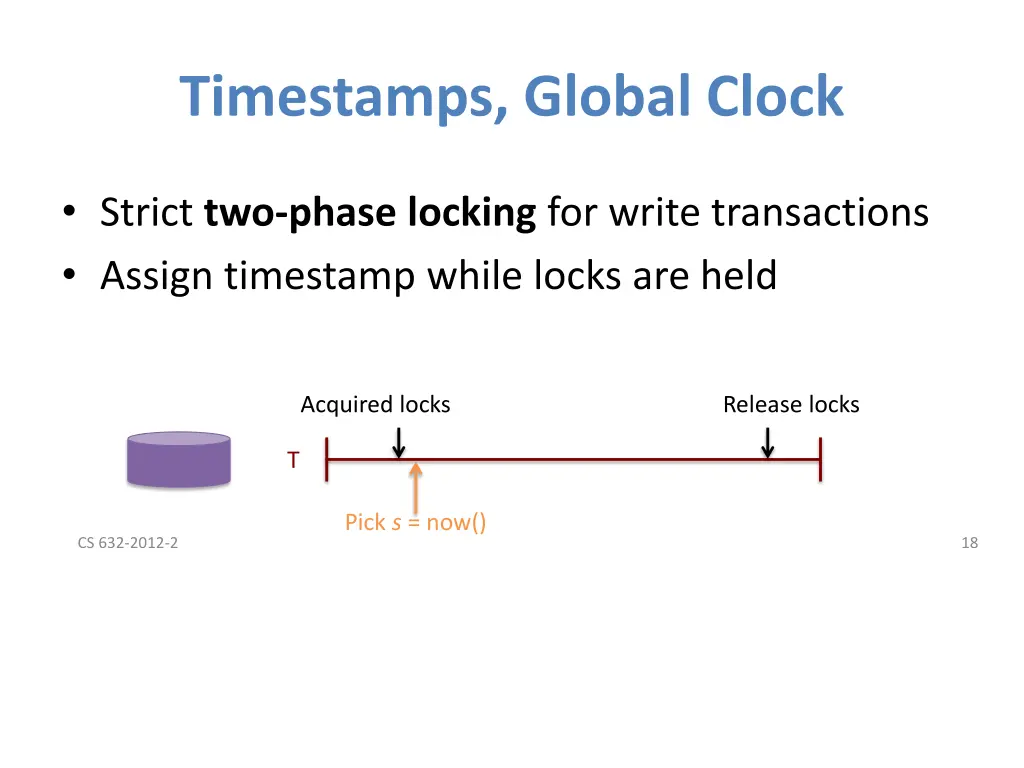 timestamps global clock