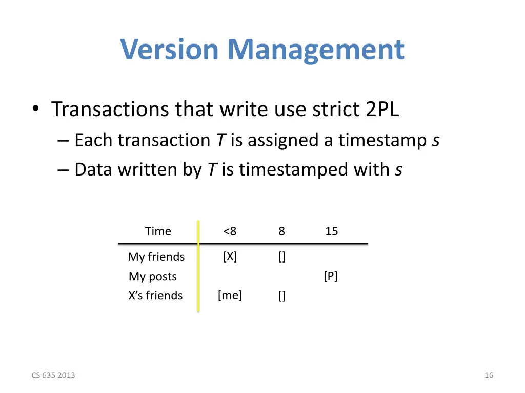 version management