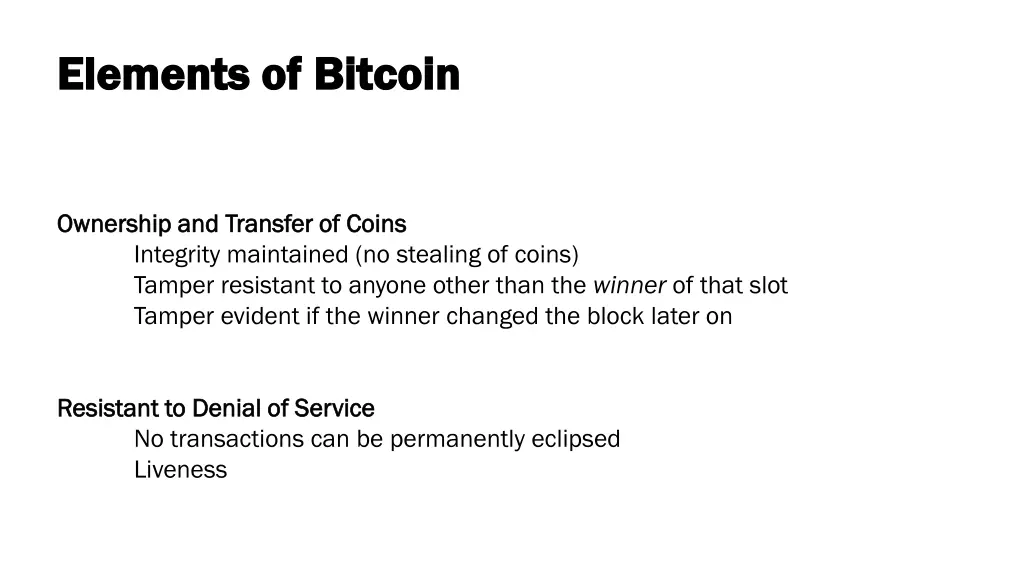 elements of bitcoin elements of bitcoin