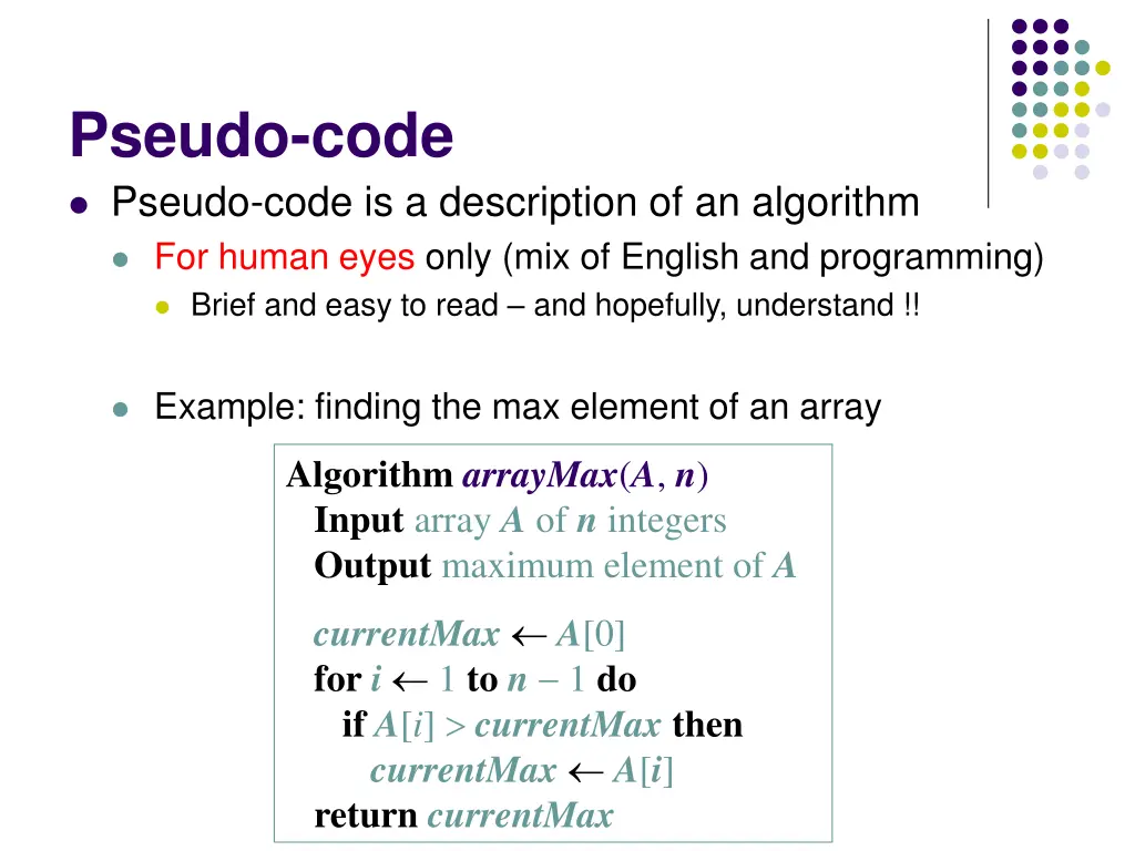 pseudo code pseudo code is a description