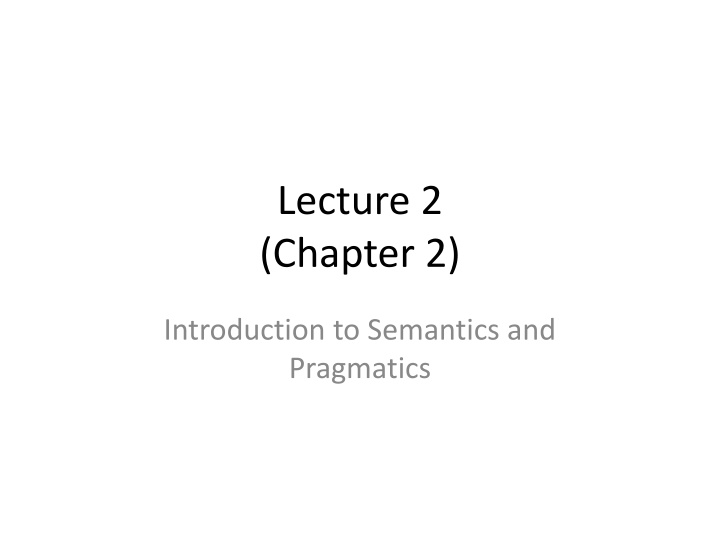 lecture 2 chapter 2