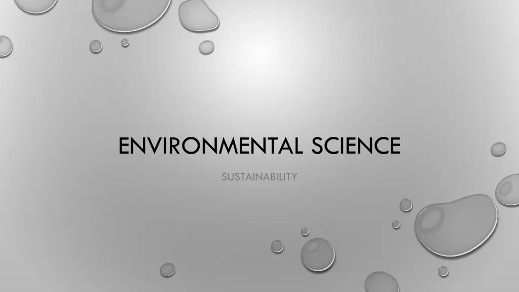 environmental science 1