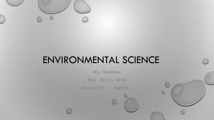 environmental science