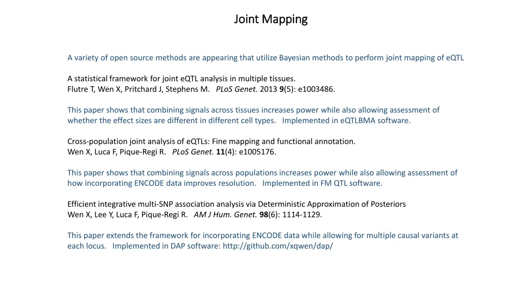 joint mapping joint mapping