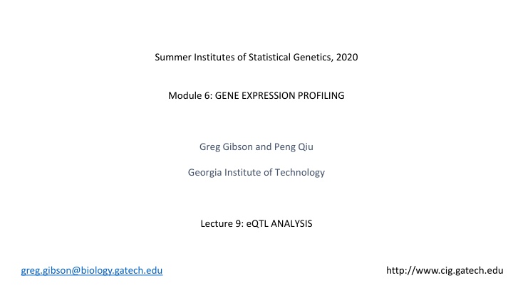 summer institutes of statistical genetics 2020