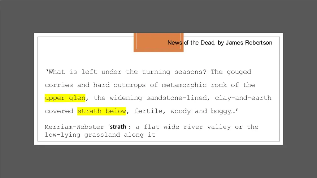 news of the dead by james robertson