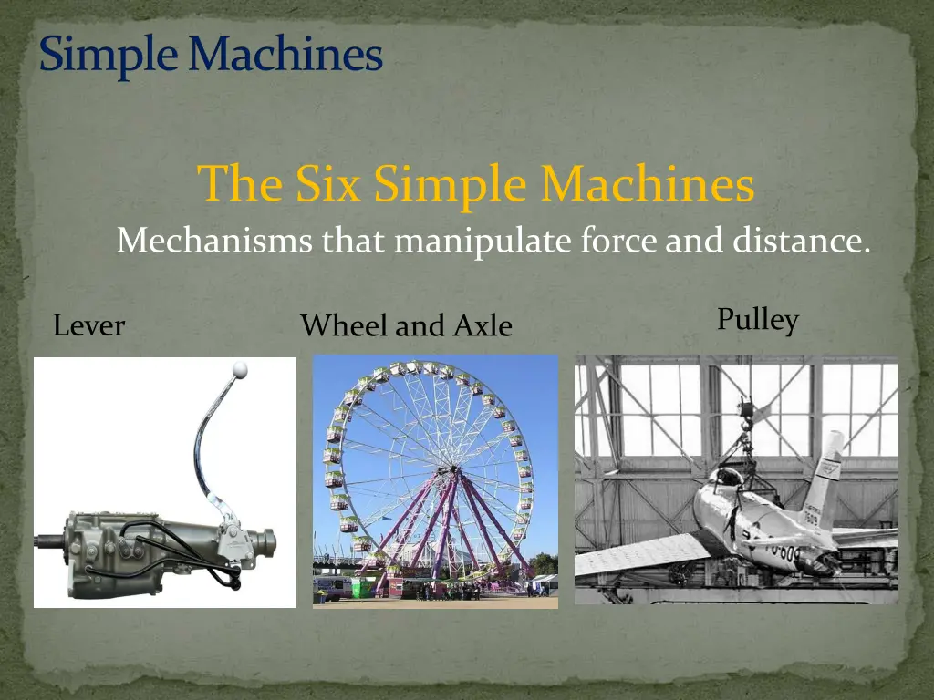 simple machines 1