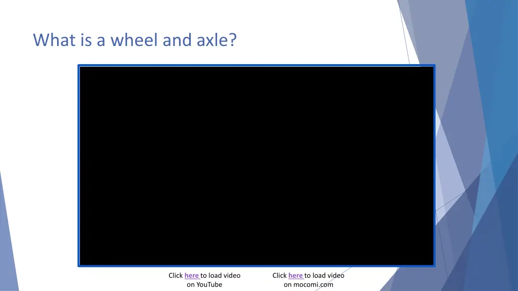 what is a wheel and axle