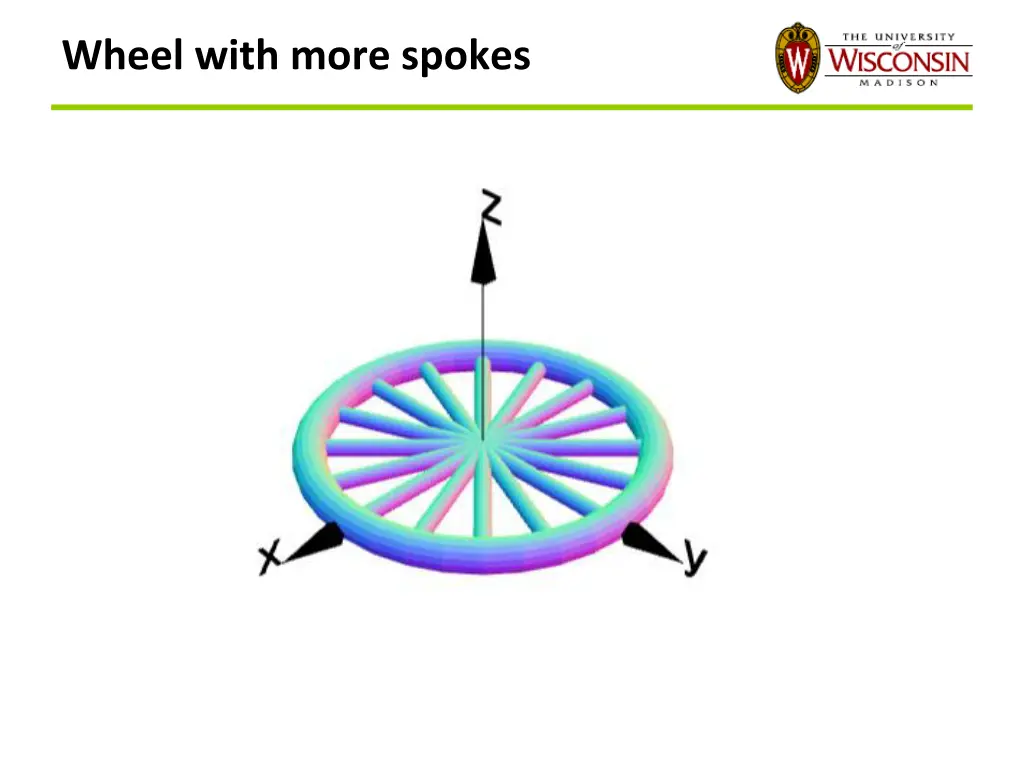 wheel with more spokes