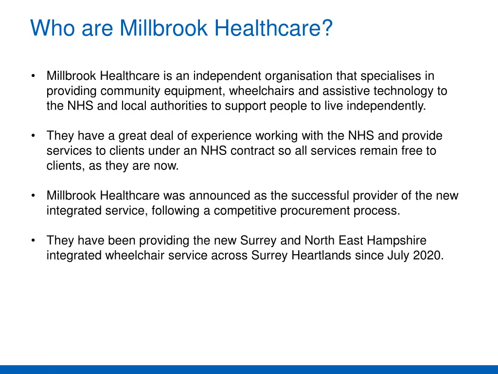 who are millbrook healthcare millbrook healthcare