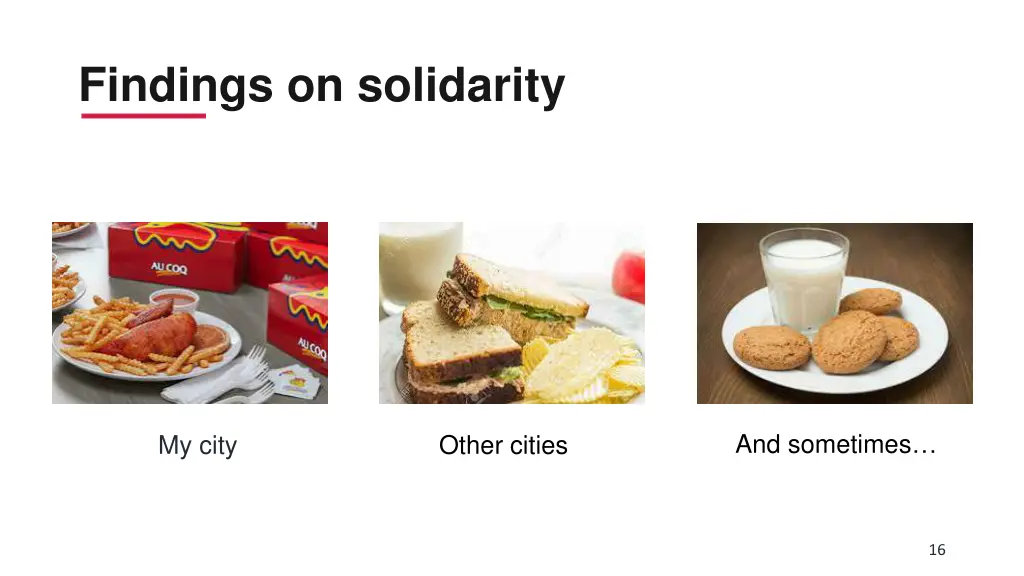 findings on solidarity