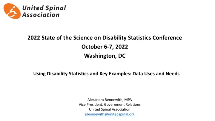 2022 state of the science on disability