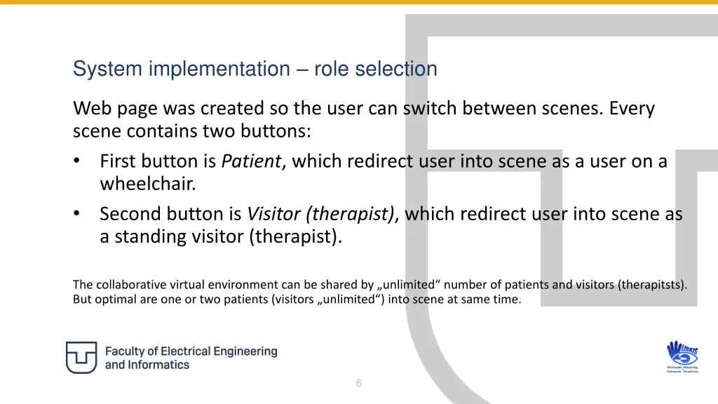 system implementation role selection