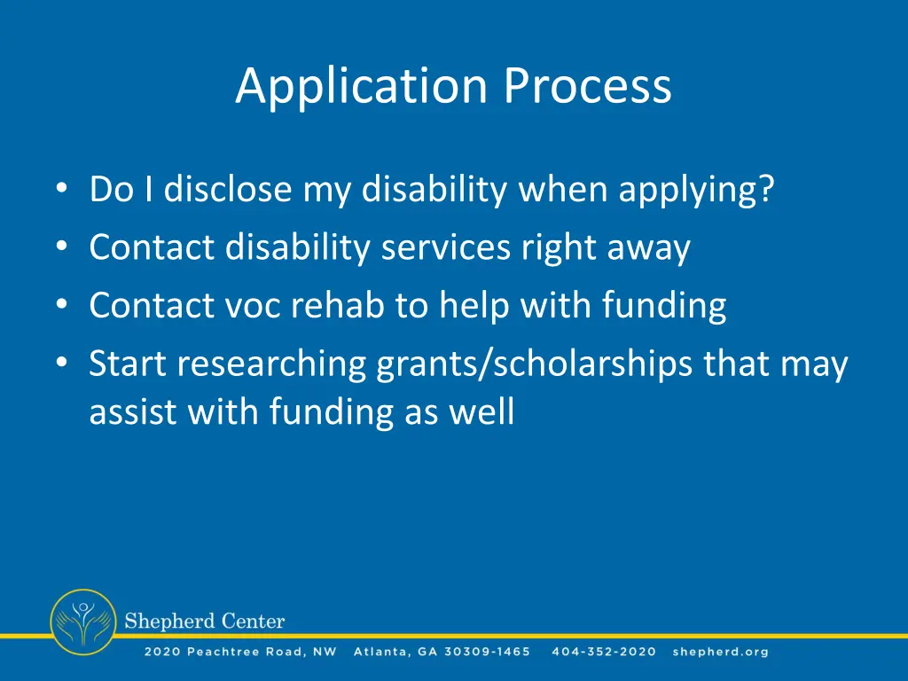 application process