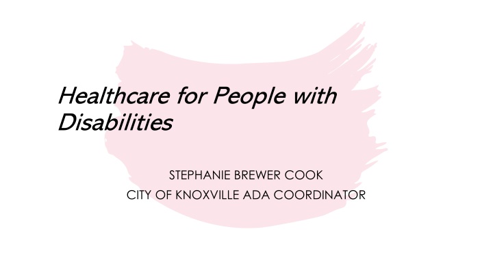 healthcare for people with disabilities