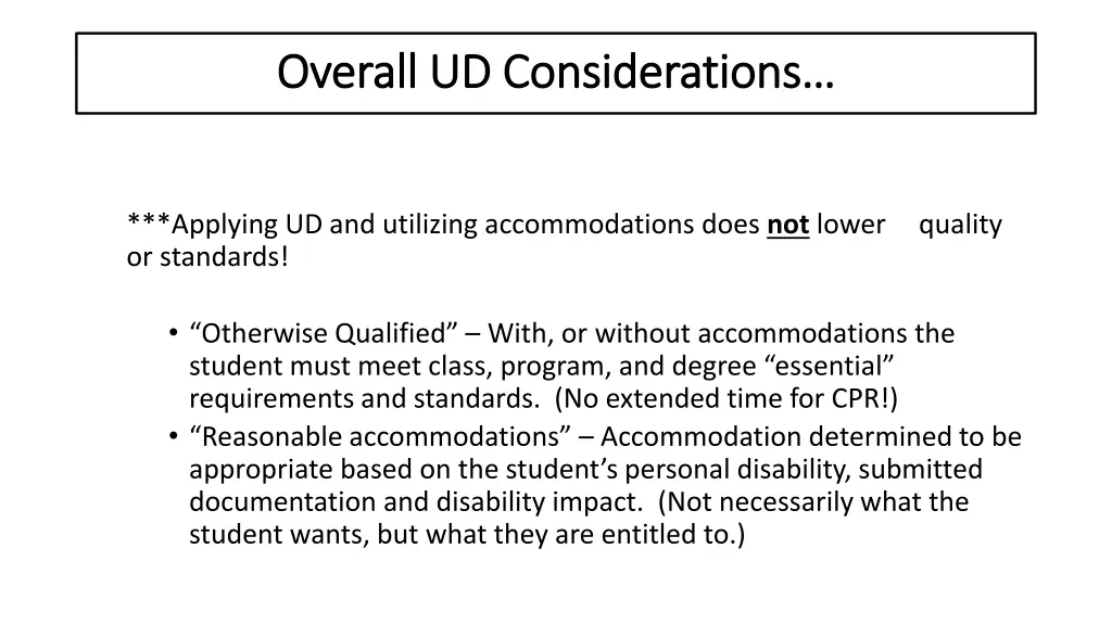 overall ud considerations overall 1