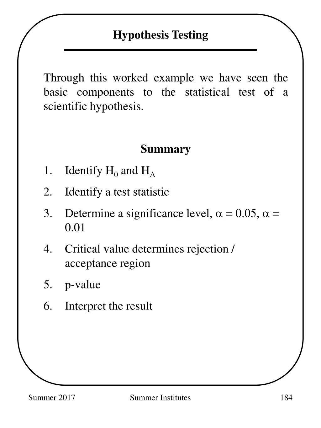 hypothesis testing 10