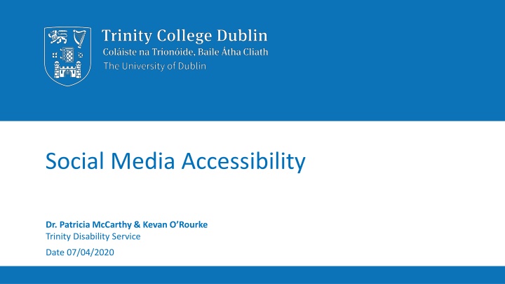 social media accessibility