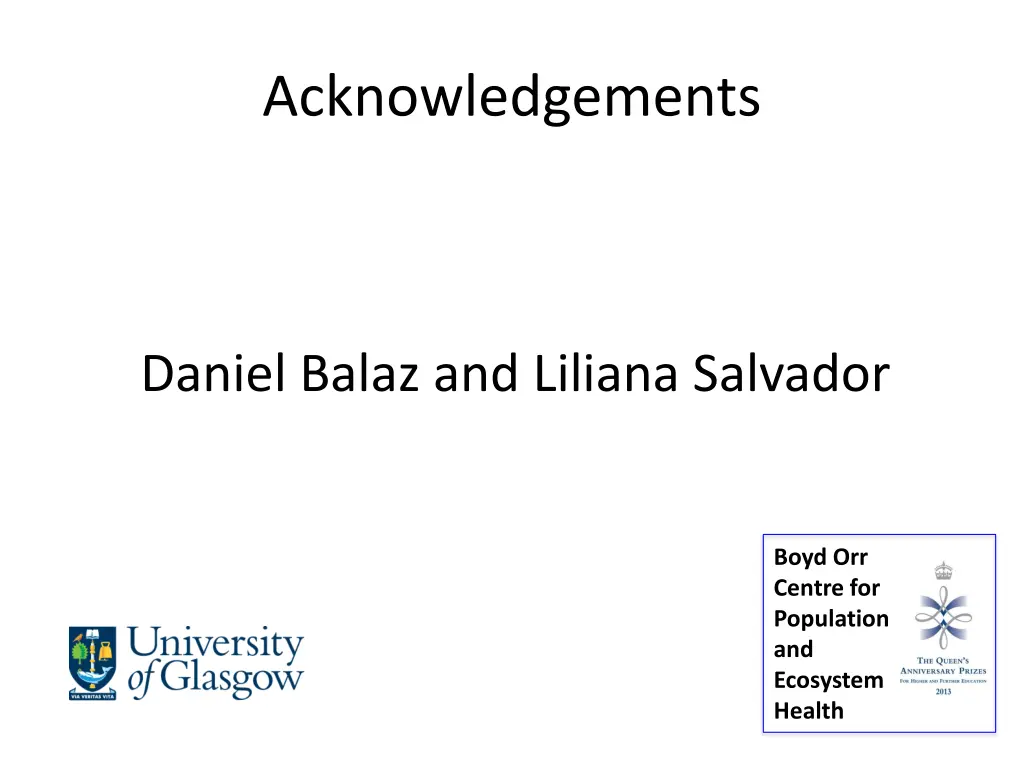 acknowledgements