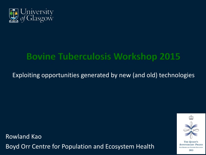 bovine tuberculosis workshop 2015