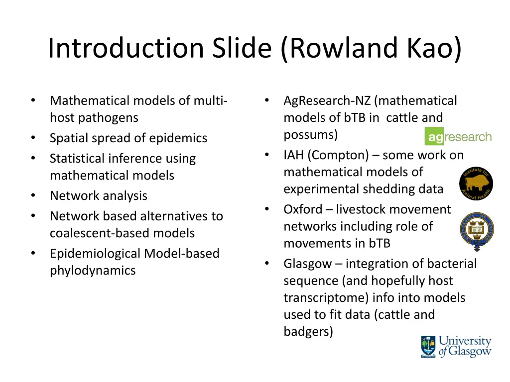 introduction slide rowland kao