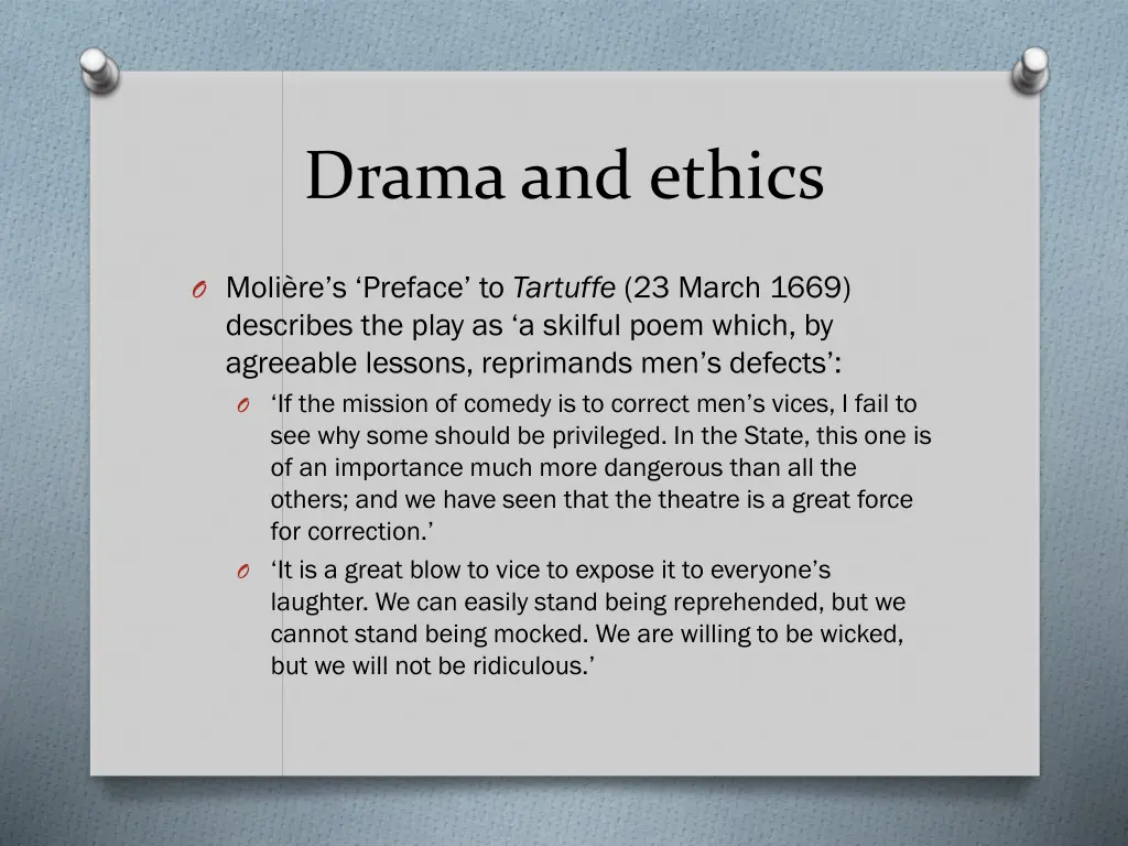 drama and ethics 1