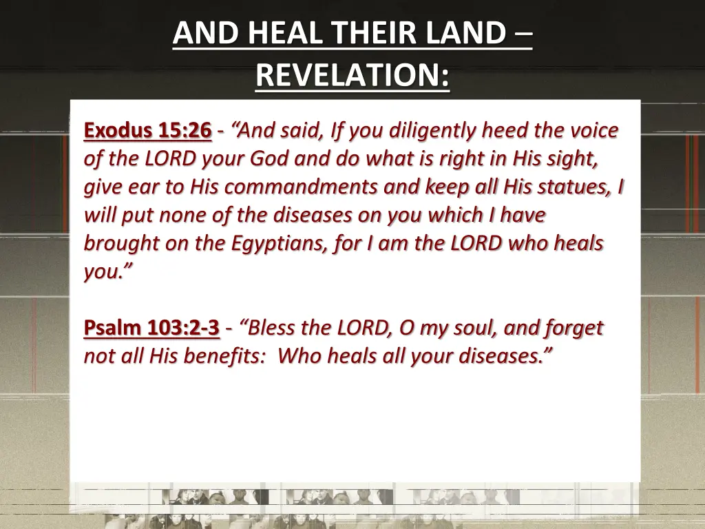 and heal their land revelation