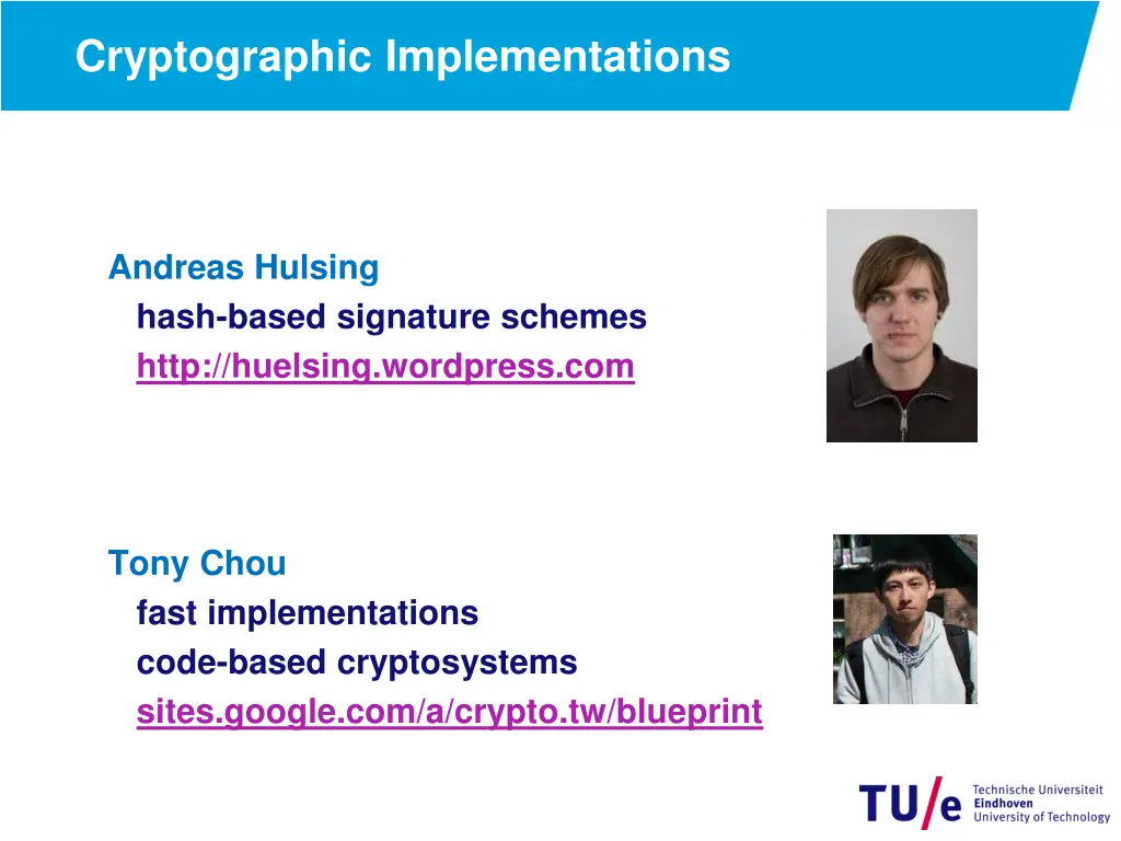 cryptographic implementations 1