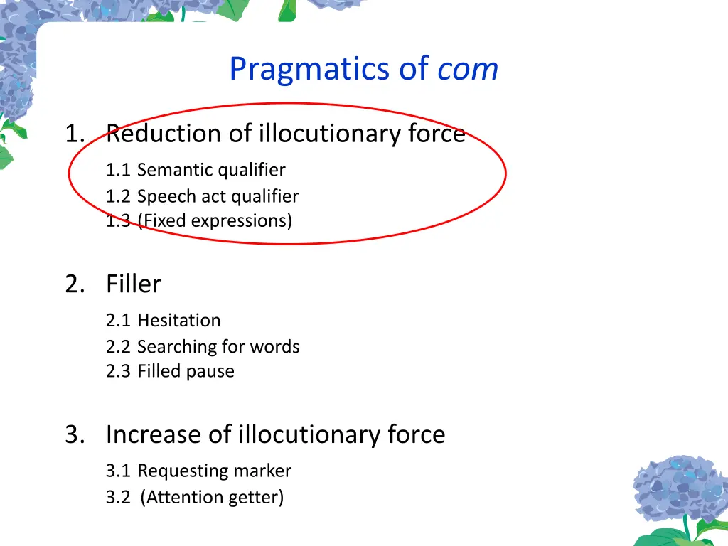 pragmatics of com