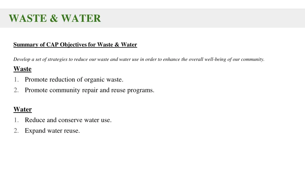 waste water